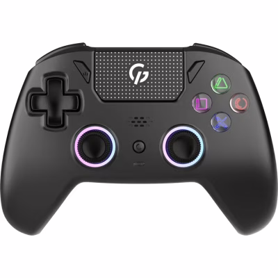 Геймпад GamePro GPS13B BT 5.3/USB/PC/iOS/Android/PS3/PS4 RGB Black (GPS13B)