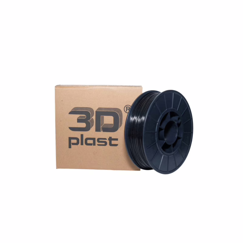 Пластик для 3D-принтера 3Dplast PLA 1.75мм, 0.85кг, gray-graphit (3DPLA17508GGF)
