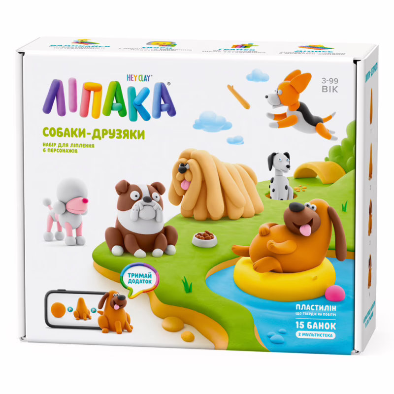Набір для творчості Lipaka Собаки-друзяки (15030-UA01)
