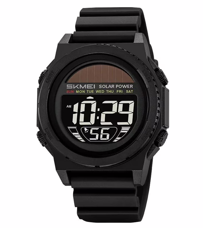 Часы наручные SKMEI 2358BKBK, BLACK-BLACK, Solar Power, 11464