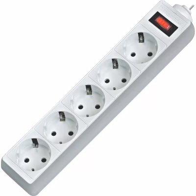 Мережевий фільтр живлення Defender ES 5m 5 роз. white (99483)