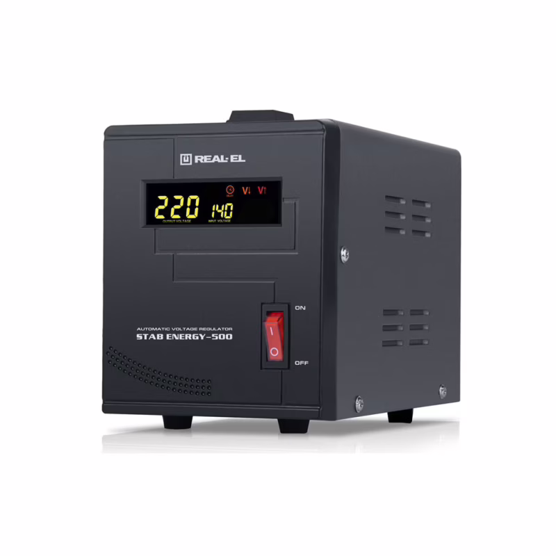 Стабілізатор напруги REAL-EL STAB ENERGY-500 (EL122400011)