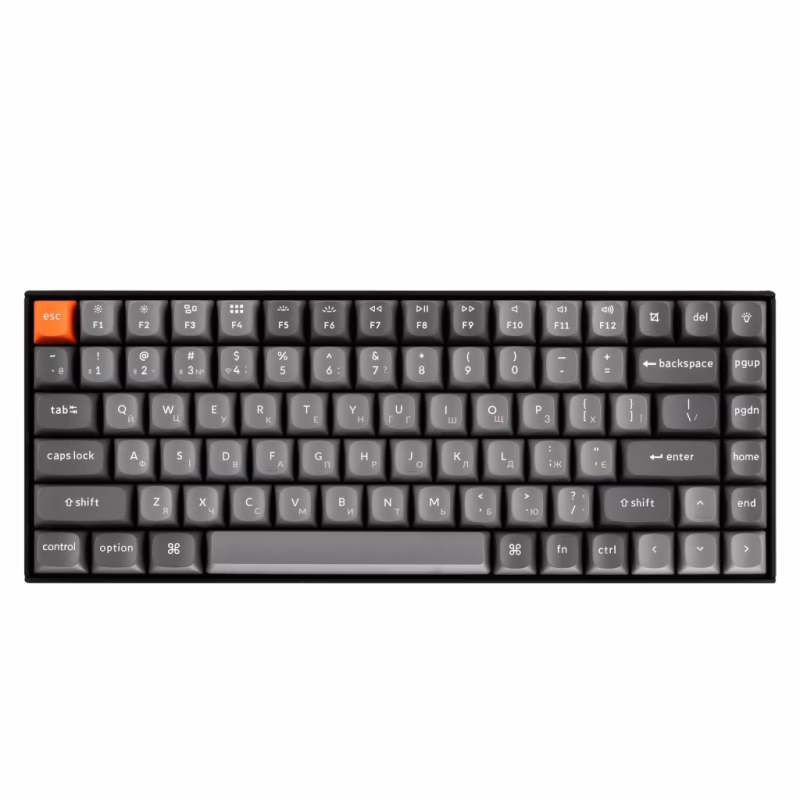 Клавиатура Keychron K2 Max K Super Red Hot-Swap QMK Wireless/Bluetooth/USB-А UA Black (K2M-J1-UA)