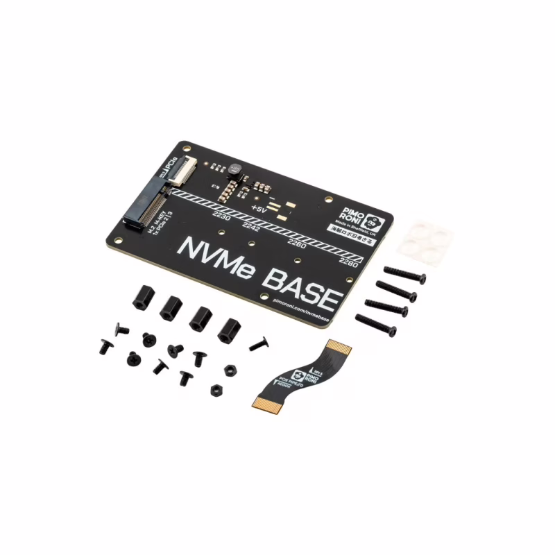 Плата расширения для микро ПК Pimoroni Плата разширения NVMe Base для Raspberry Pi 5 (PIM699)