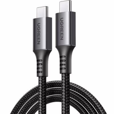 Дата кабель USB-C to USB-C 1.0m 60W US567 black Ugreen (15373)