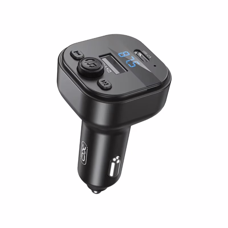 FM модулятор XO BCC18 USB-A OTG/USB-C Black (BCC18.black)