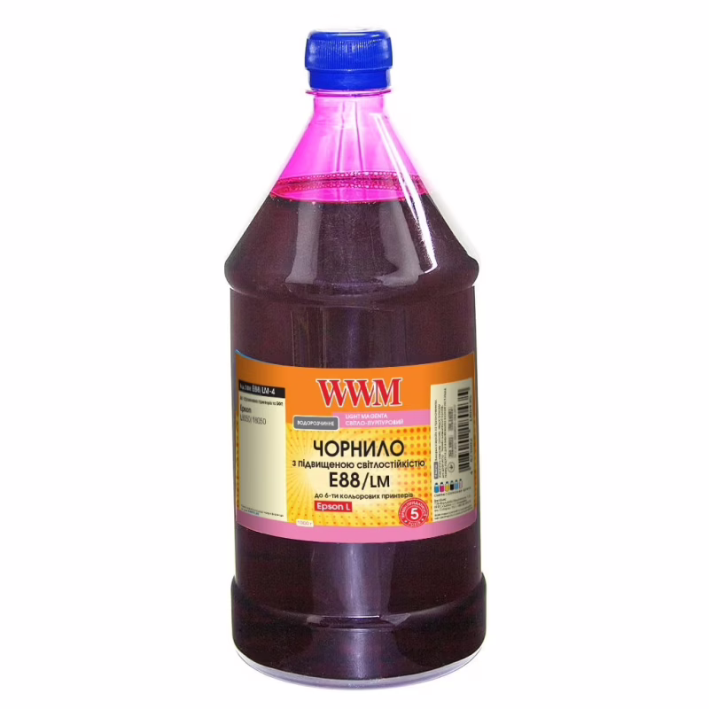 Чернила WWM Epson L8050/L18050 1000г Light Magenta, water-soluble (E88/LM-4)