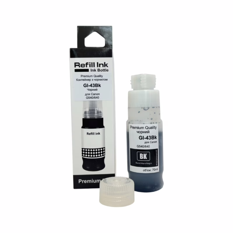 Чорнило Premium Quality Canon GI-43 70мл Black 4698C001 (70264927)