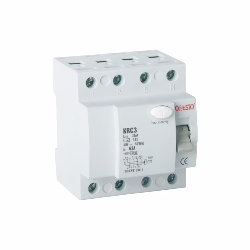 Дифференциальное реле (УЗО) ONESTO 1п+N 25А RCD 30mA, тип AC (KRC3) (0211.)
