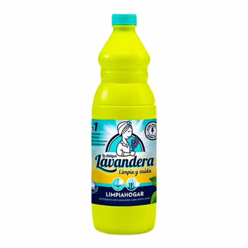 Рідина для чищення ванн La Antigua Lavandera 2 в 1 із хлором Лимон 1.5 л (8437014202052)