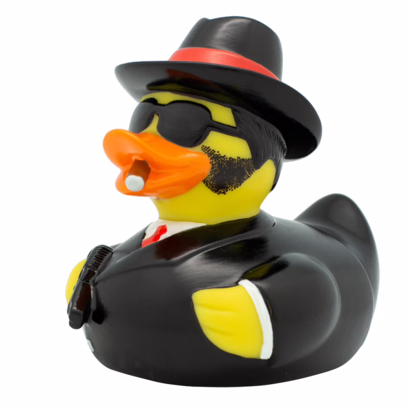 Іграшка для ванної Funny Ducks Качка Аль Капоне (L1268)