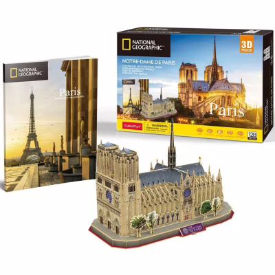 Пазл Cubic Fun Тривимірний пазл National geographic Нотр-Дам-де-Парі (DS0986h)