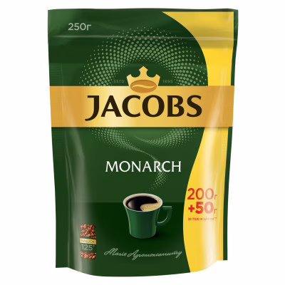 Кава Jacobs розчинна 250г, пакет (prpj.90137)
