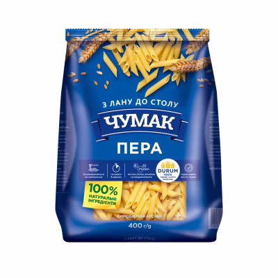 Макароны Чумак Перья 400 г (4823096008356)