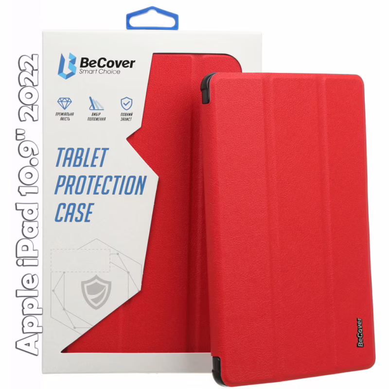 Чохол до планшета BeCover Smart Case Apple iPad 10.9" 2022/24/11" 2025 Red (709194)