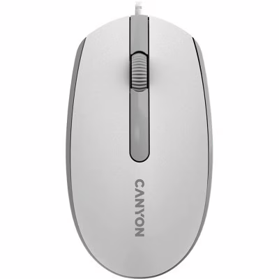 Мышка Canyon M-10 USB White Grey (CNE-CMS10WG)
