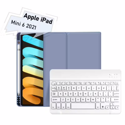 Чохол до планшета BeCover with keyboard Apple iPad Mini 6 2021 Purple (712991)