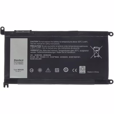 Аккумулятор для ноутбука Dell Inspiron 15-5568 WDX0R, 41Wh (3700mAh), 3cell, 11.4V, Li-ion AlSoft (A71072)