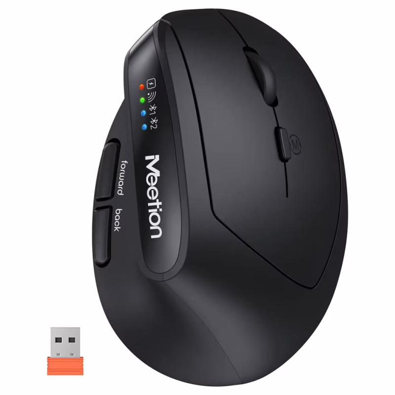 Мышка Meetion BTM008 Wireless/Bluetooth Black (MT-BTM008-A)
