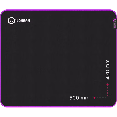 Коврик для мышки Lorgar Main 315 Black/Purple (LRG-GMP315)