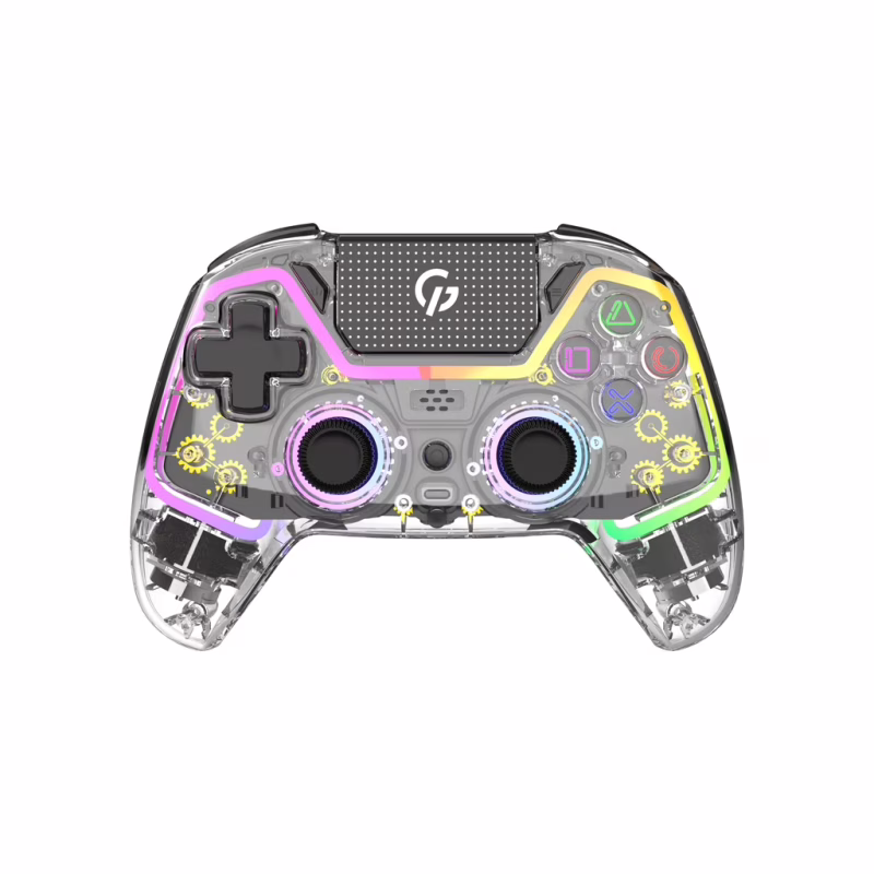 Геймпад GamePro GPS13T BT 5.3/USB/PC/iOS/Android/PS3/PS4 RGB Transparent (GPS13T)