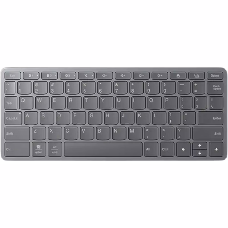 Клавіатура Lenovo Multi-Device Bluetooth/USB UA Grey (ZG38C05806)