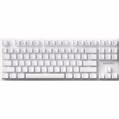 Клавіатура GamePro Genesis Joker MK124W Outemu Red Switch USB UA White (MK124W)