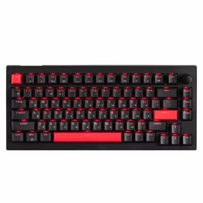 Клавиатура Lemokey Keychron X4 Brown Red LED USB Black (X4-A3-UA)