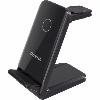 Зарядний пристрій Choetech Wireless 3-in-1 15W black (T608-F)