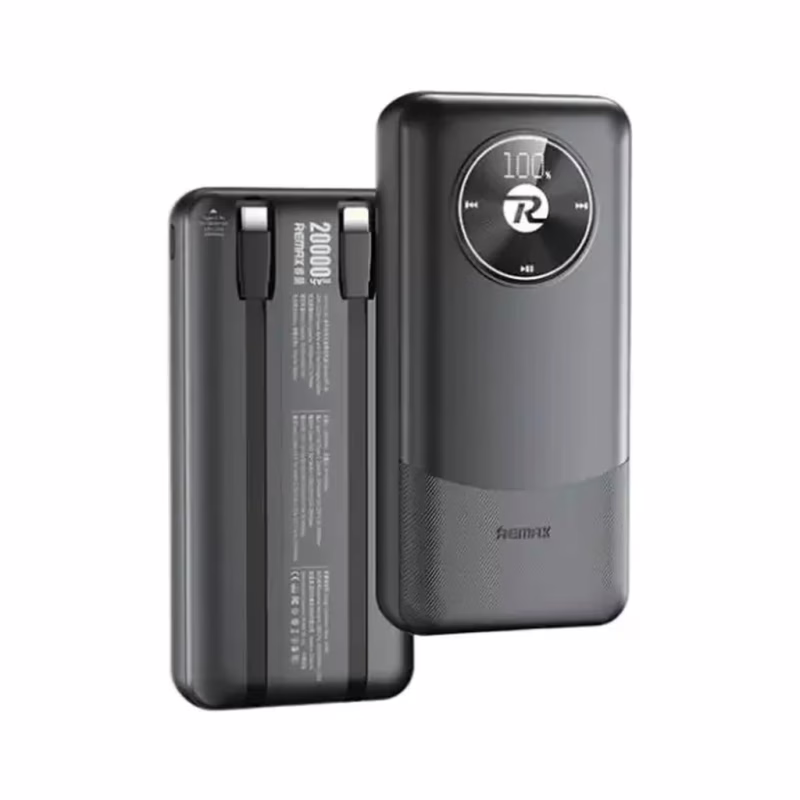 Батарея універсальна Remax 20000mAh, 22.5W, Black (RPP-38 / 45364)
