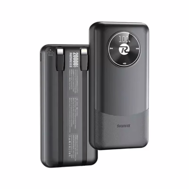 Батарея універсальна Remax 20000mAh, 22.5W, Black (RPP-38 / 45364)