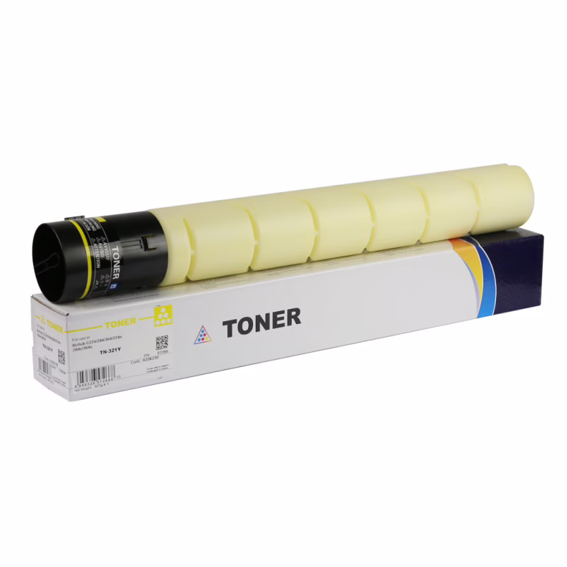 Тонер-картридж CET Konica Minolta TN-321 yellow 527г (CET7266)