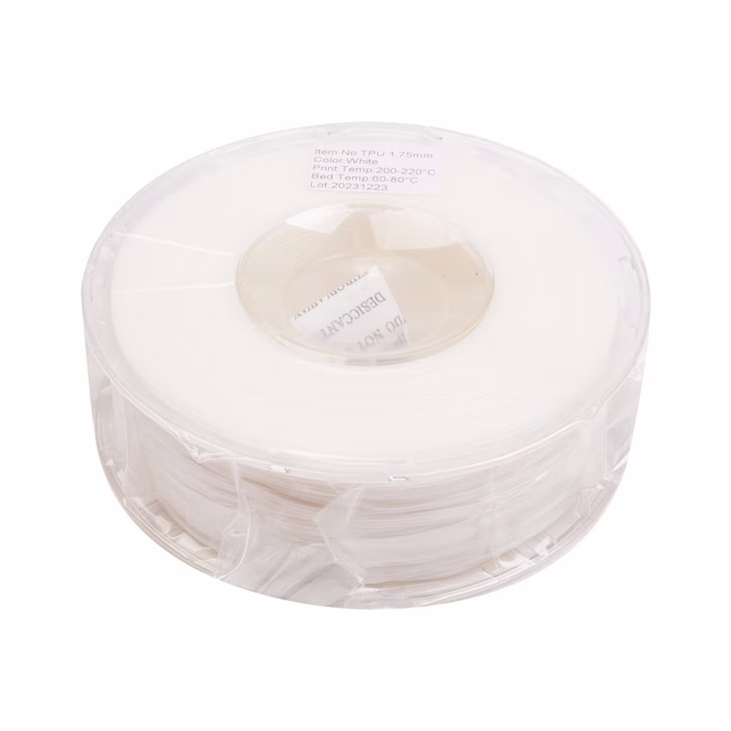 Пластик для 3D-принтера PowerPlant TPU, 1.75 мм, 1kg, white (PT813001)