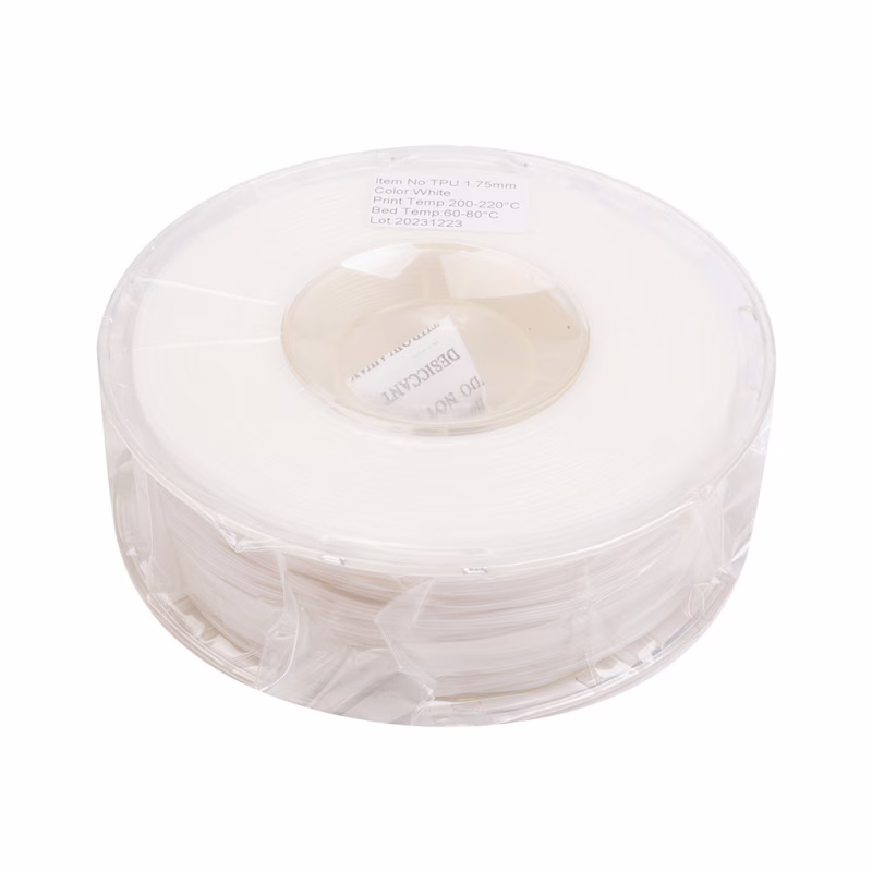Пластик для 3D-принтера PowerPlant TPU, 1.75 мм, 1kg, white (PT813001)