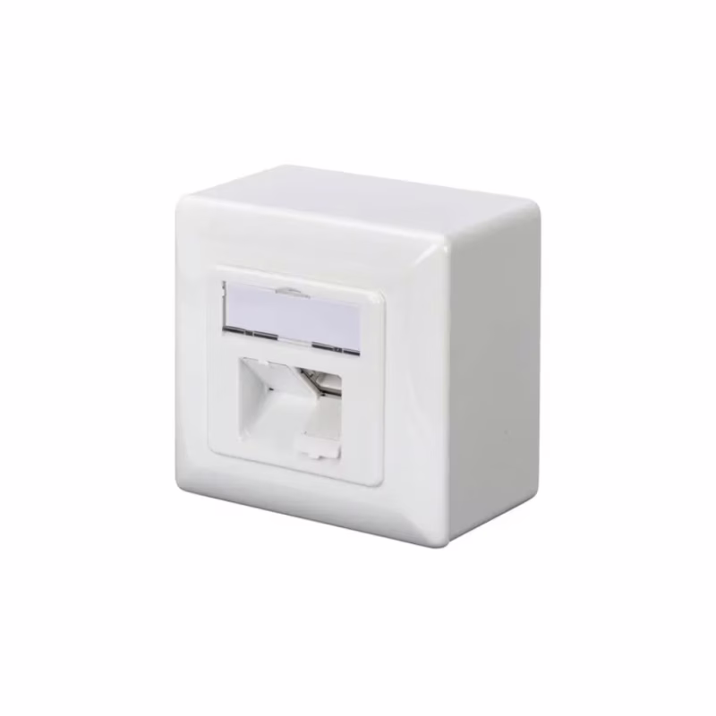 Комп'ютерна розетка Digitus 2xRJ45 FTP, для відкритої проводки (DN-9002-N)