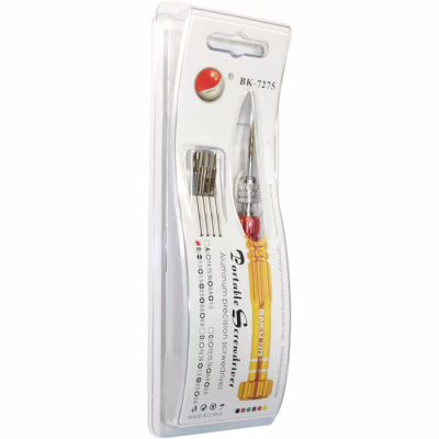 Отвертка Bakku BK-7275 T4,T5,T6,зведа 0.8,крест 1.5, Blister (BK-7275)