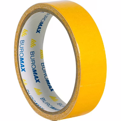 Скотч Buromax двухсторонний на тканевой основе 24 мм х 5 м (BM.7554)