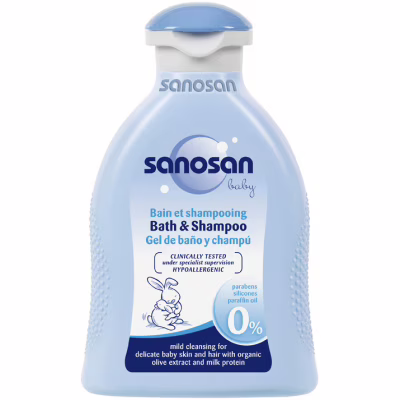 Дитячий шампунь Sanosan 2 в 1 200 мл (4003583190270)