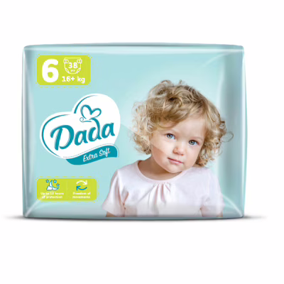 Подгузники Dada Extra Soft 6 (16+ кг) 38 шт (4820174980924)