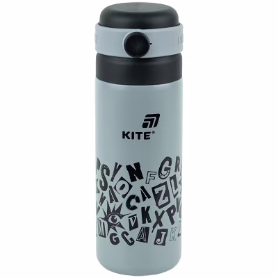 Термос Kite 500 мл, сірий (K25-1222-2)