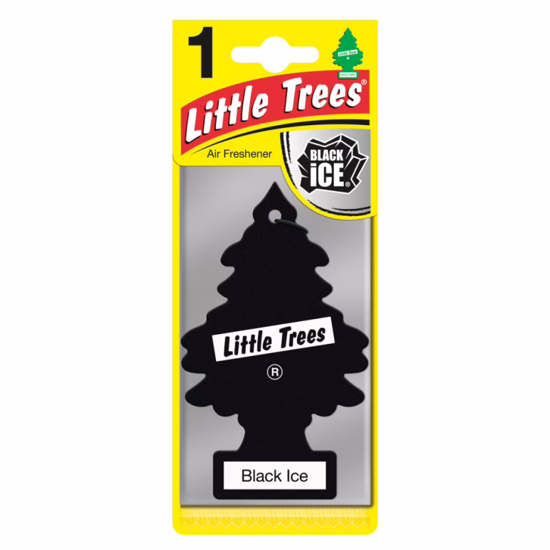 Ароматизатор для автомобиля Little Trees Чёрный лёд (78092)
