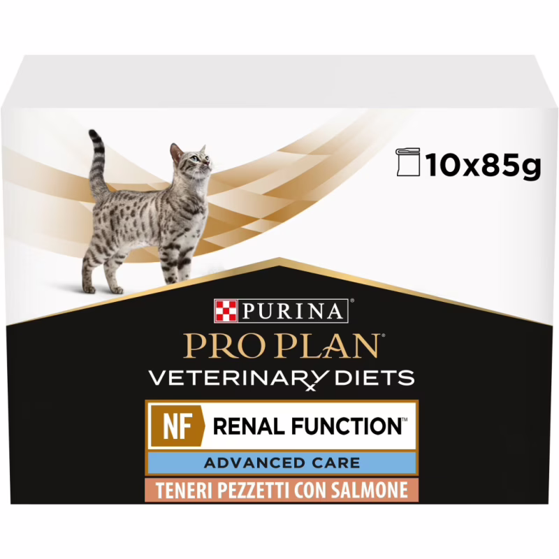 Влажный корм для кошек Purina Pro Plan Veterinary Diets NF Renal Function Advanced Care При патологии почек С лососем 10 x 85 г (7613287873699)