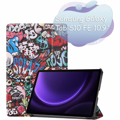 Чохол до планшета BeCover Smart Case Samsung Galaxy Tab S10 FE (SM-X520/SM-X526) 10.9" Graffiti (713285)