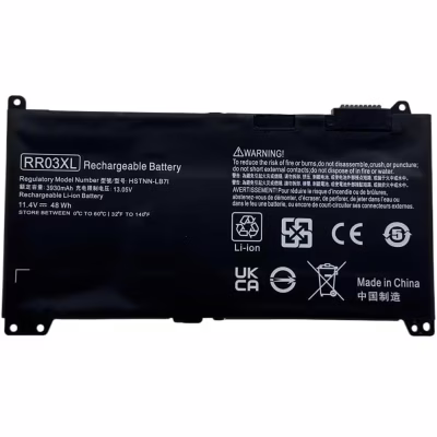 Аккумулятор для ноутбука HP ProBook 450 G4 RR03XL, 40Wh (3500mAh), 3cell, 11.4V, Li-ion AlSoft (A47722)