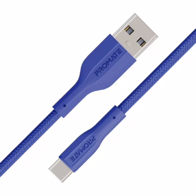 Дата кабель USB 2.0 AM to USB-C 1.2m Promate (xcord-ac.navy)