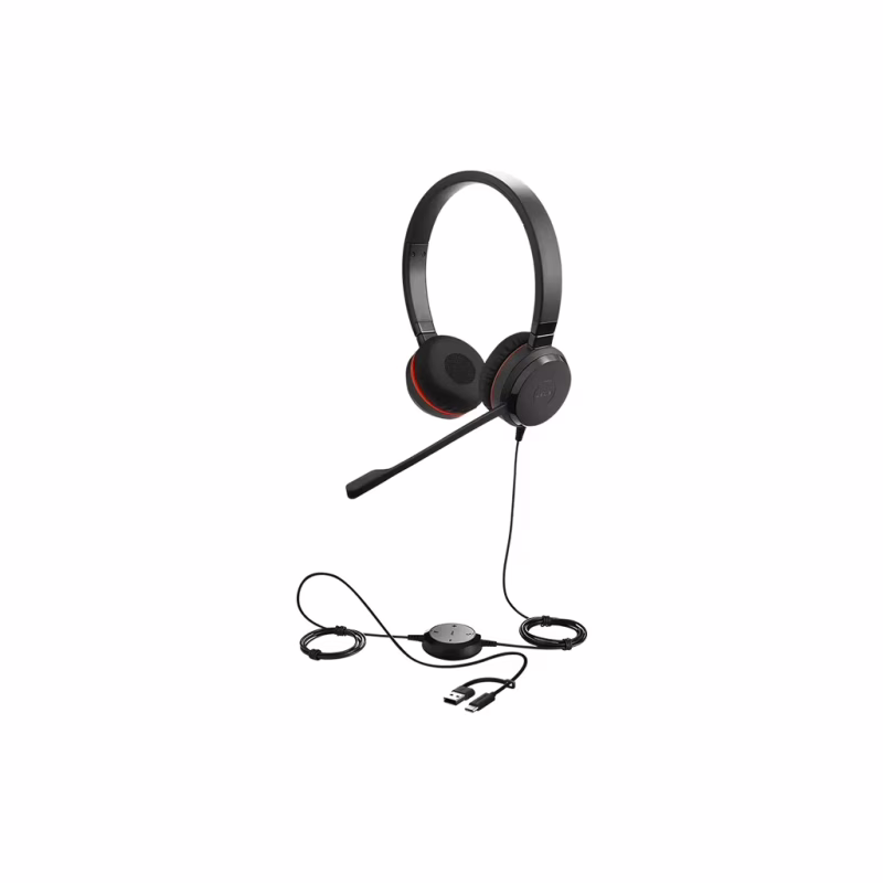 Навушники Jabra Evolve 30 II MS USB Type-C/Type-A Stereo Black (5399-823-369)