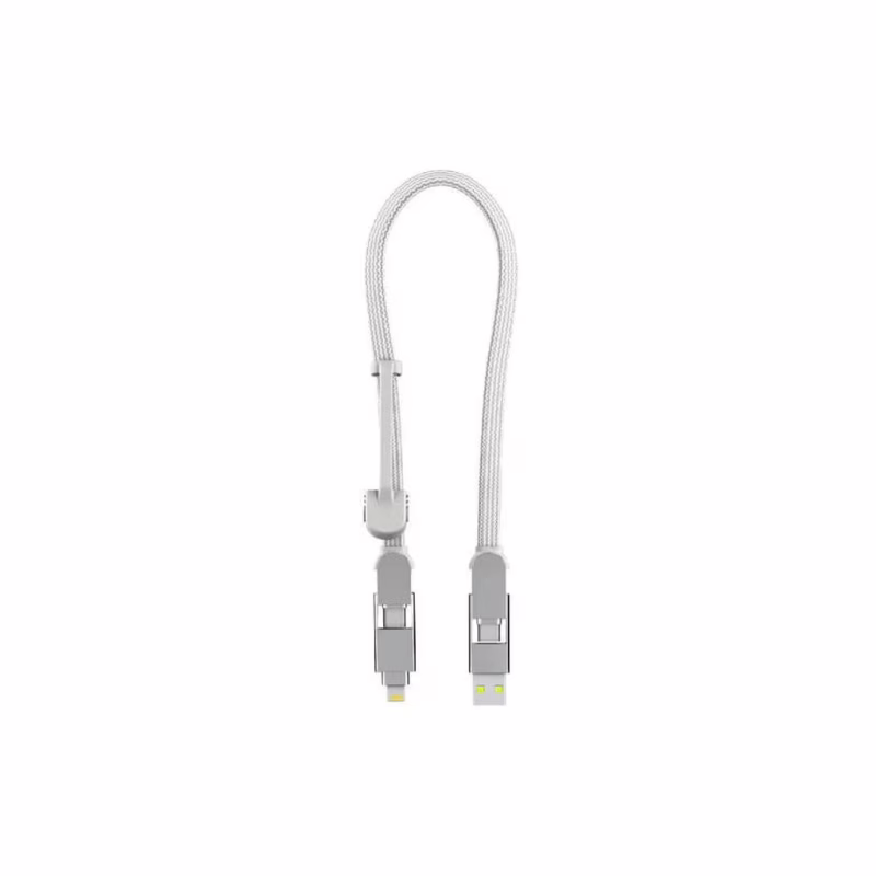 Дата кабель 6in1 inCharge XL 0.3m white Rolling Square (XLS02R)