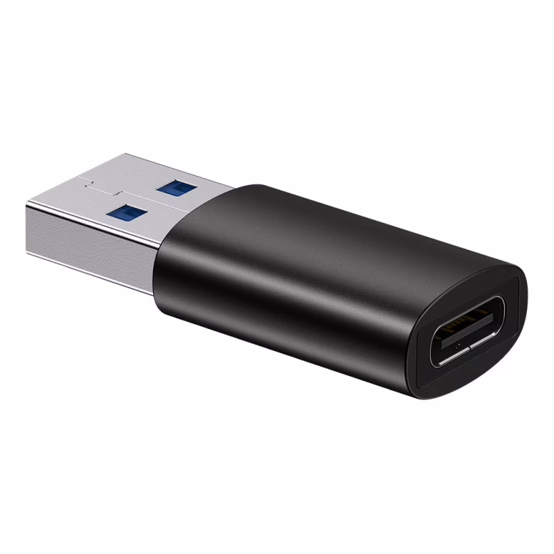 Переходник USB 3.1 M to USB-C F black Baseus (ZJJQ000101)