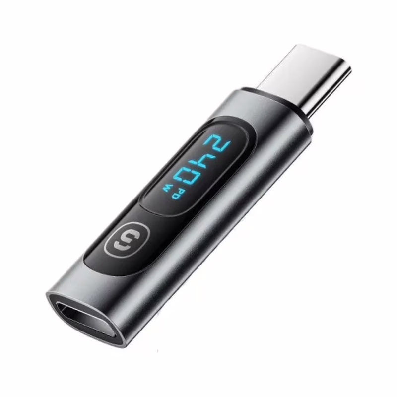 Перехідник USB-C F to USB-C M digital display Essager (EZJTT-TX0G-P)