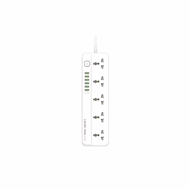 Мережевий фільтр живлення LDNIO SC5614 5роз. 3USB 2м (SC5614)